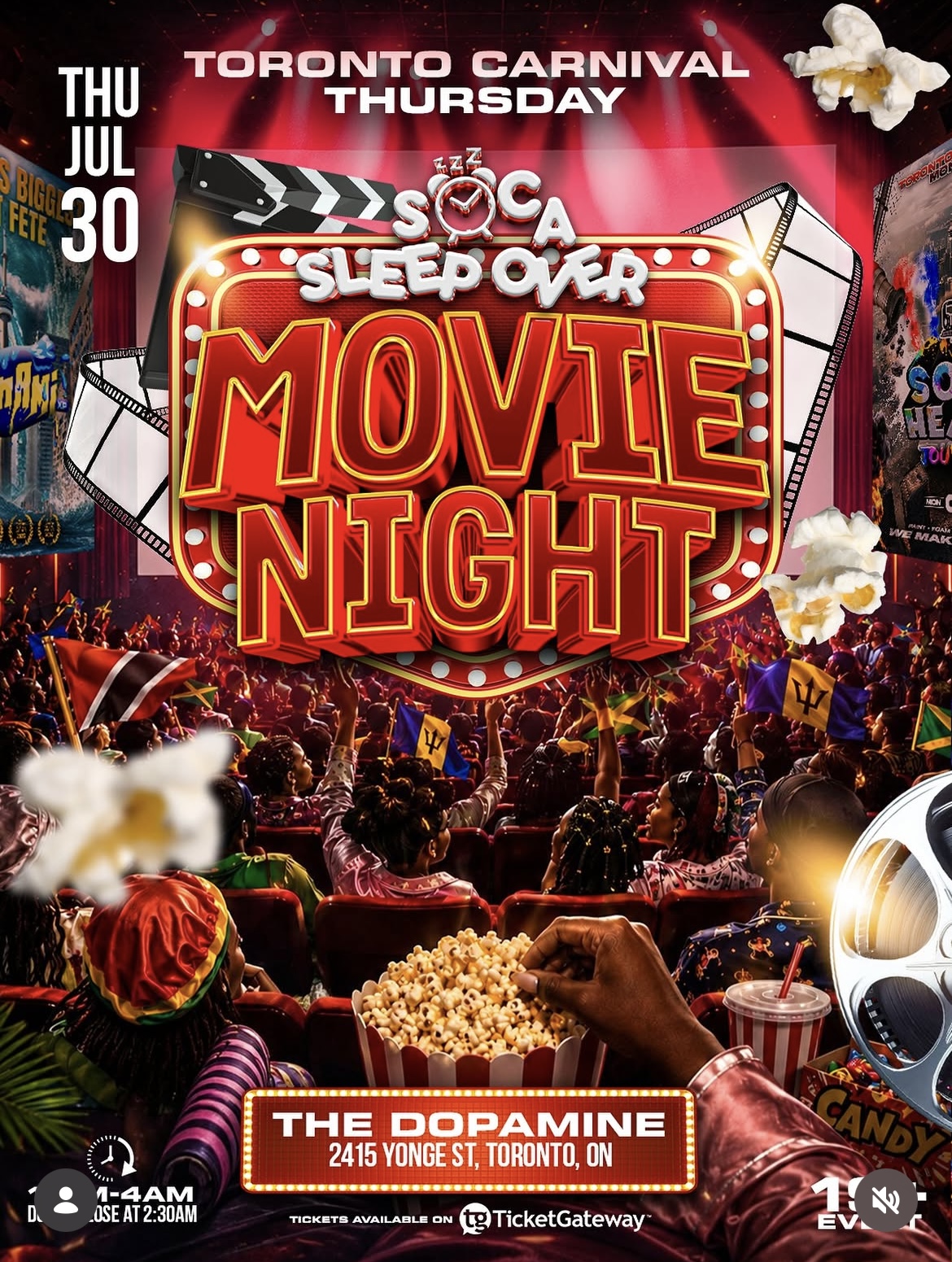Soca Sleepover Movie Night
