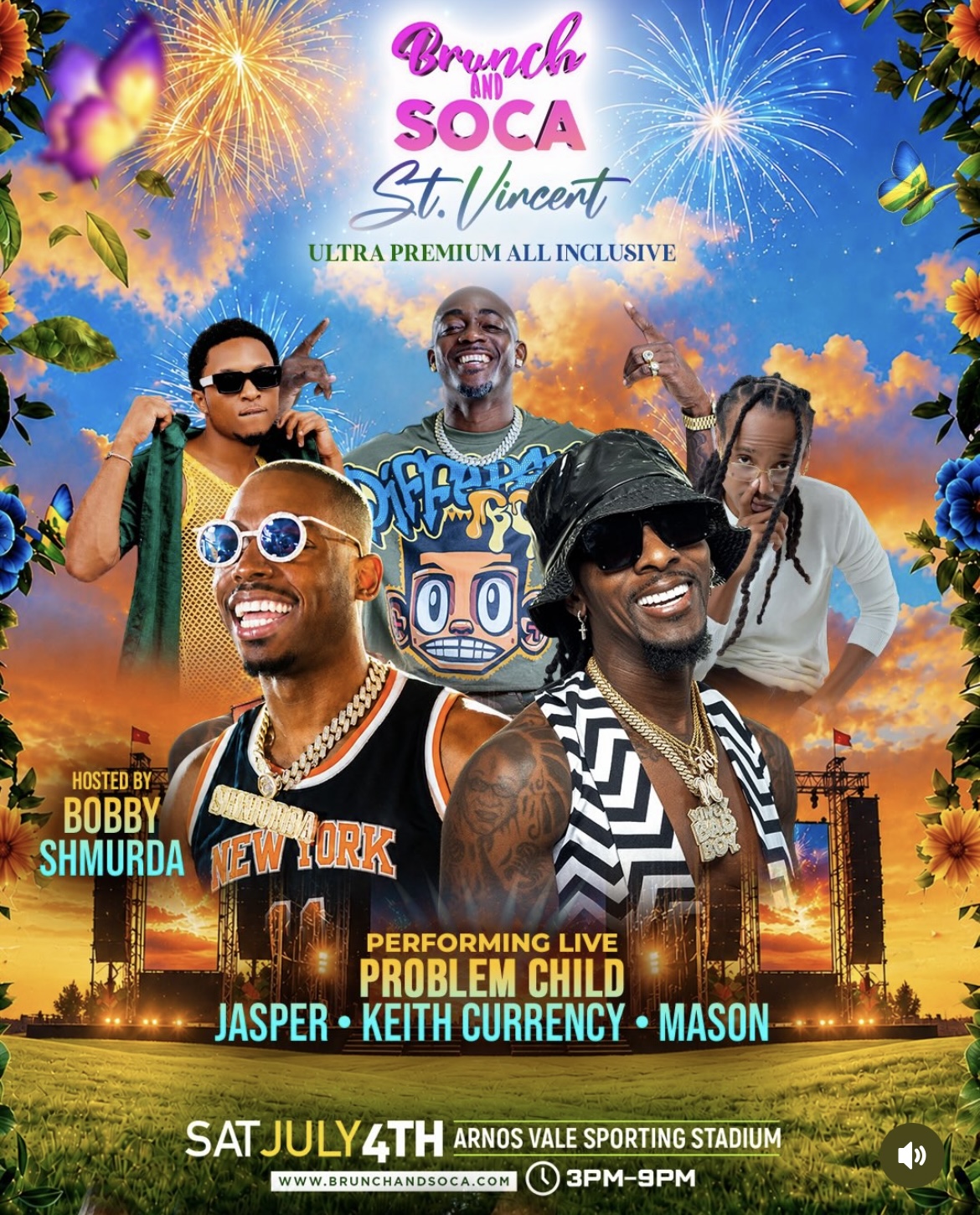 Brunch and Soca St. Vincent