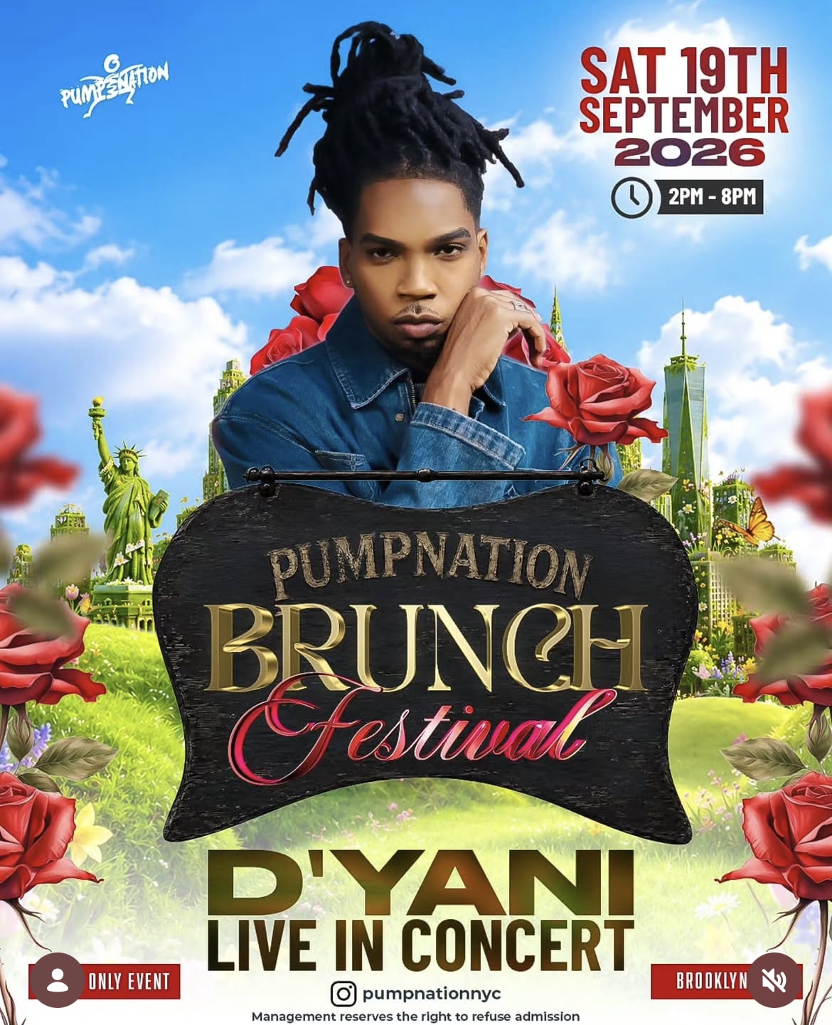 Pumpnation Brunch Festival: D’Yani Live in Concert
