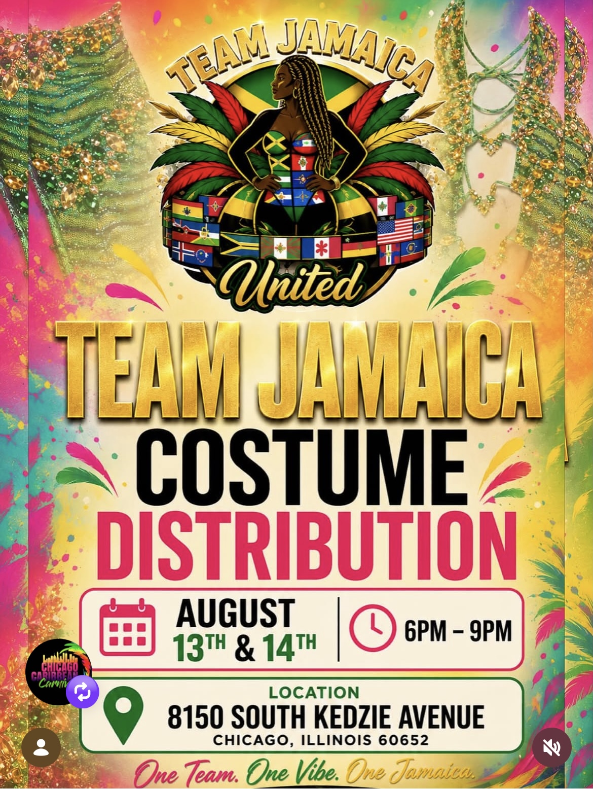 Team Jamaica Costume Distribution
